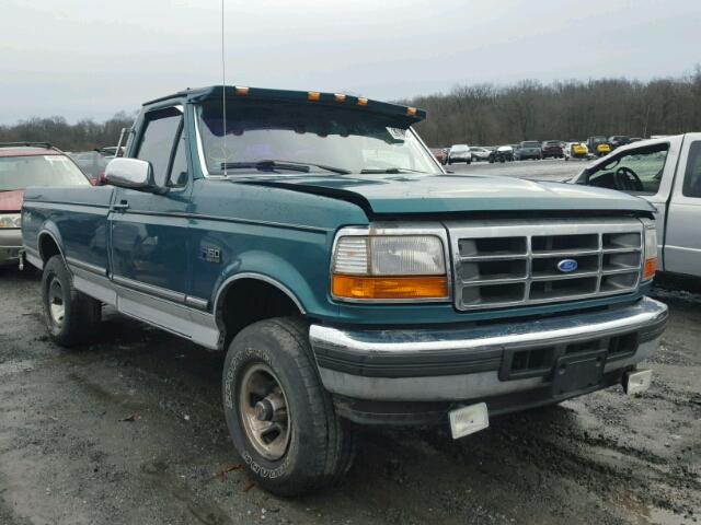 1FTEF14N2TLB54521 - 1996 FORD F150 TURQUOISE photo 1