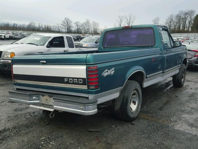 1FTEF14N2TLB54521 - 1996 FORD F150 TURQUOISE photo 4