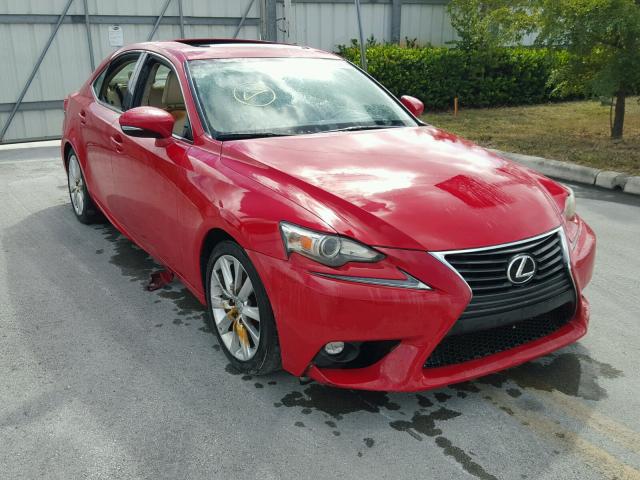 JTHBA1D26G5005691 - 2016 LEXUS IS 200T RED photo 1