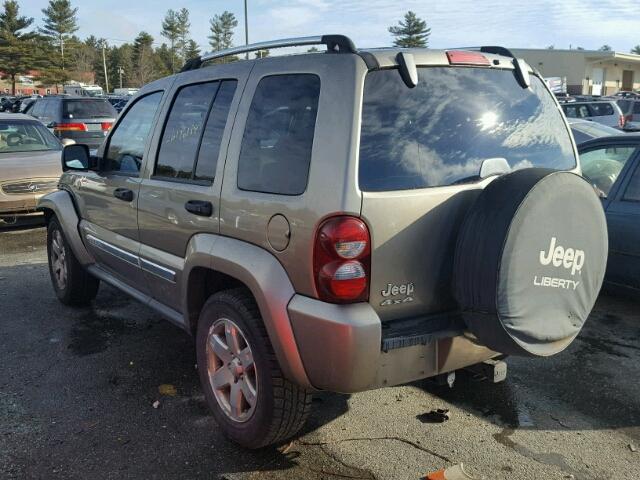 1J4GL58K15W621206 - 2005 JEEP LIBERTY LI BEIGE photo 3