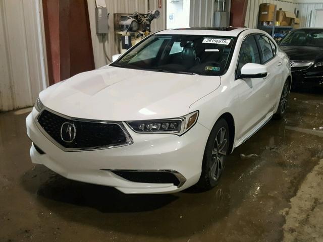 19UUB3F57JA005354 - 2018 ACURA TLX TECH WHITE photo 2