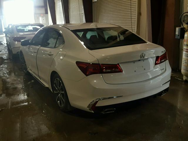 19UUB3F57JA005354 - 2018 ACURA TLX TECH WHITE photo 3