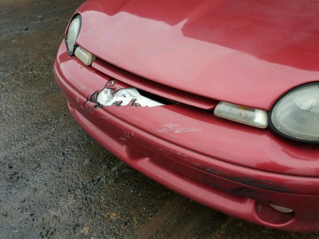 3B3ES47Y0VT569087 - 1997 DODGE NEON HIGHL RED photo 9