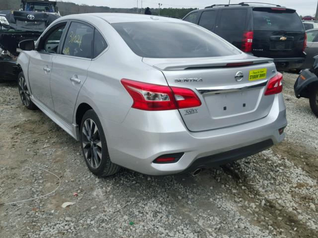 3N1AB7APXGY277762 - 2016 NISSAN SENTRA S SILVER photo 3