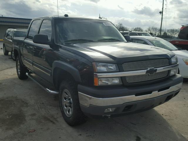 2GCEK13T651252780 - 2005 CHEVROLET SILVERADO BLACK photo 1