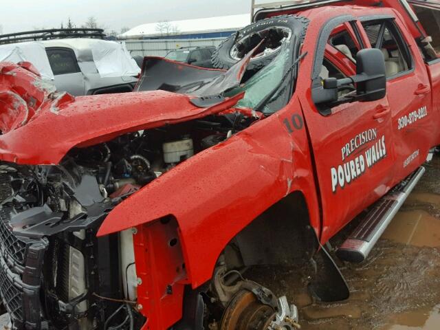 1GC4K1C85CF237779 - 2012 CHEVROLET SILVERADO RED photo 10