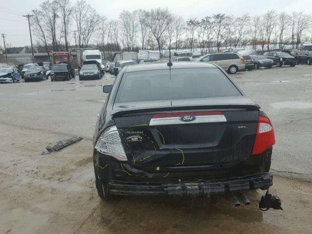 3FAHP0JA0CR123944 - 2012 FORD FUSION SEL BLACK photo 3