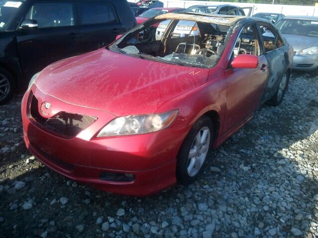 4T1BE46K49U360982 - 2009 TOYOTA CAMRY/SE/L RED photo 2