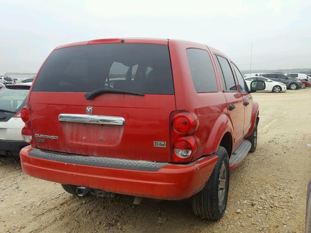 1D4HD58D14F154069 - 2004 DODGE DURANGO LI RED photo 4