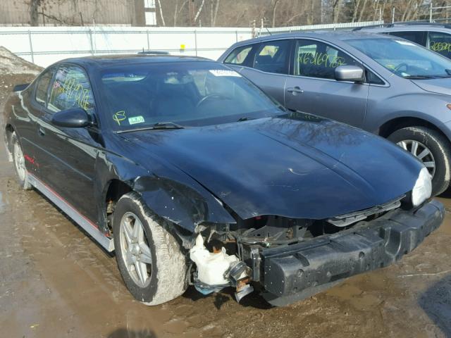 2G1WX12K039306967 - 2003 CHEVROLET MONTE CARL BLACK photo 1