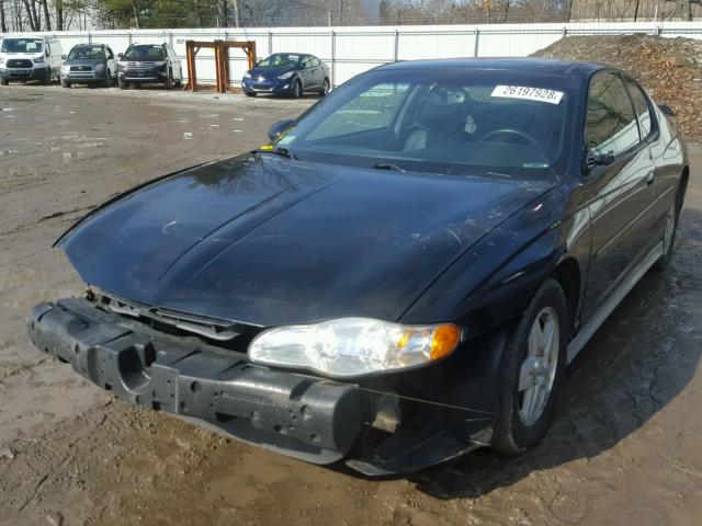 2G1WX12K039306967 - 2003 CHEVROLET MONTE CARL BLACK photo 2