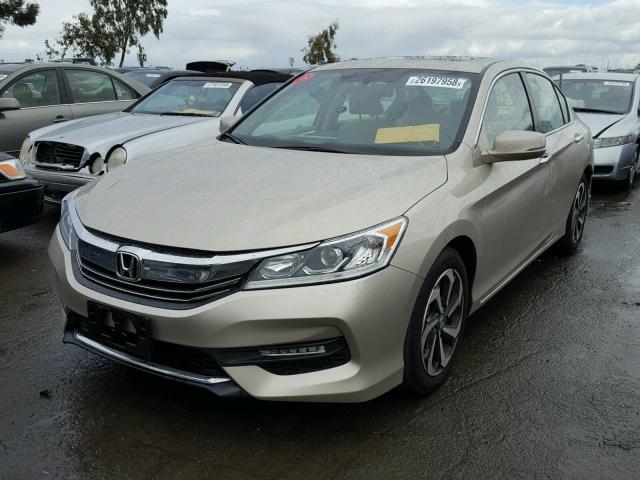 1HGCR2F86GA139499 - 2016 HONDA ACCORD EXL GOLD photo 2