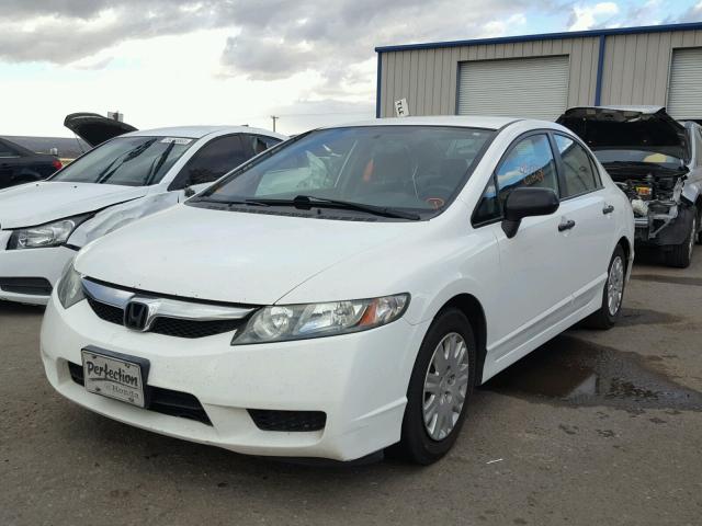 2HGFA15359H507566 - 2009 HONDA CIVIC VP WHITE photo 2