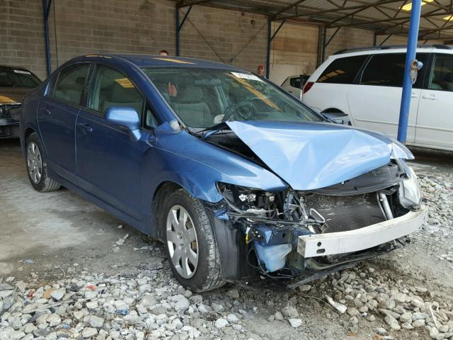 19XFA1F59AE084280 - 2010 HONDA CIVIC LX BLUE photo 1