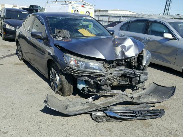 1HGCR2F36EA105371 - 2014 HONDA ACCORD LX CHARCOAL photo 1