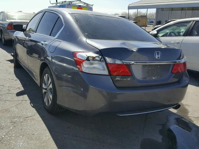 1HGCR2F36EA105371 - 2014 HONDA ACCORD LX CHARCOAL photo 3