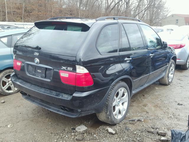 5UXFB33542LH37444 - 2002 BMW X5 3.0I BLACK photo 4