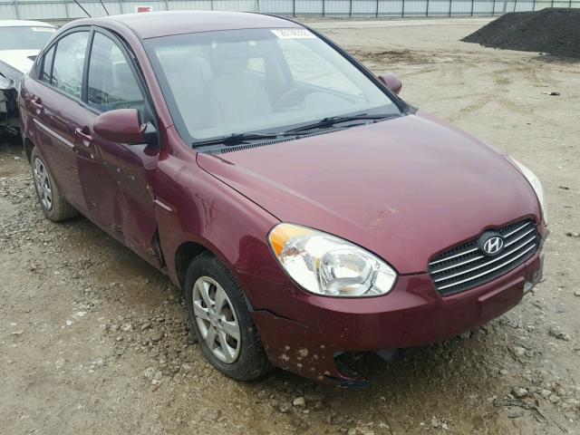 KMHCN46C49U373051 - 2009 HYUNDAI ACCENT GLS MAROON photo 1