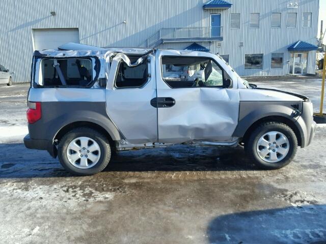 5J6YH27544L800226 - 2004 HONDA ELEMENT EX SILVER photo 9