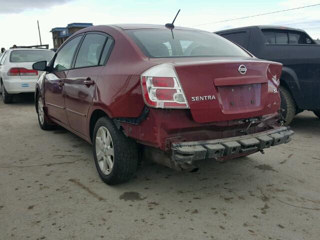 3N1AB61E78L656659 - 2008 NISSAN SENTRA 2.0 RED photo 3