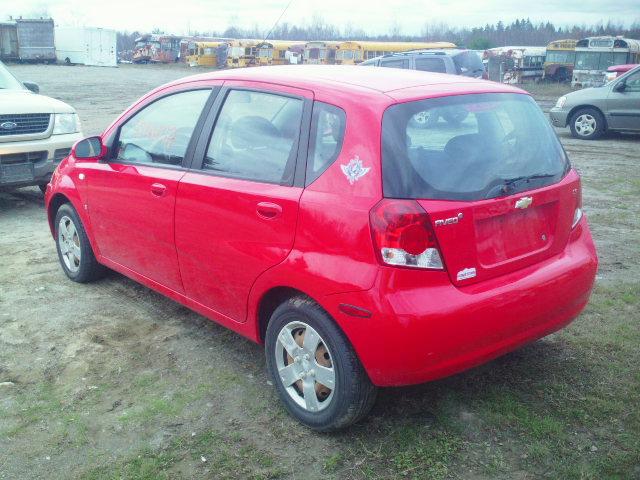 KL1TD66608B019798 - 2008 CHEVROLET AVEO BASE Rouge photo 3