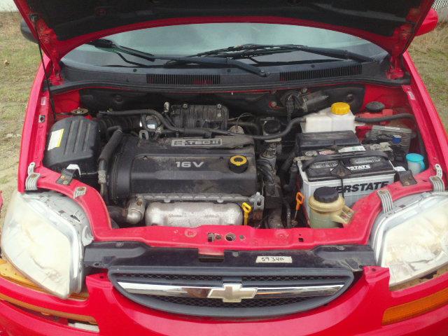 KL1TD66608B019798 - 2008 CHEVROLET AVEO BASE Rouge photo 7