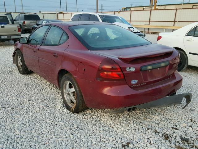 2G2WS522X41252319 - 2004 PONTIAC GRAND PRIX Qırmızı foto 3