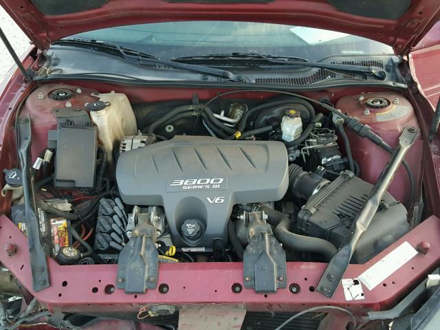 2G2WS522X41252319 - 2004 PONTIAC GRAND PRIX Qırmızı foto 7