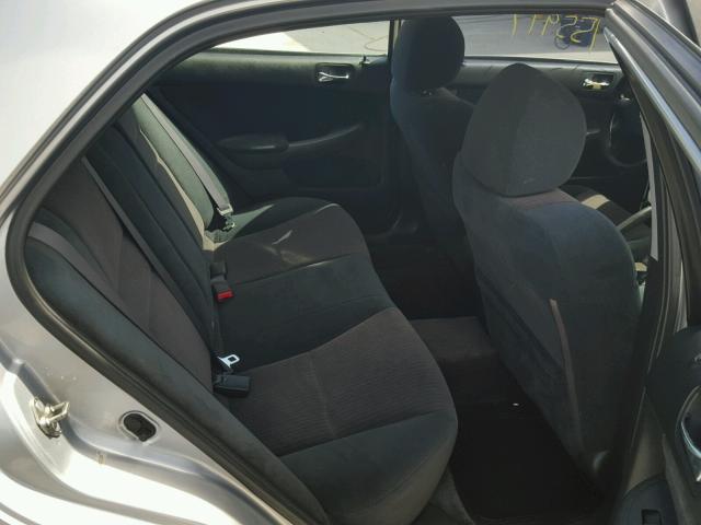 1HGCM56343A024219 - 2003 HONDA ACCORD LX GRAY photo 6