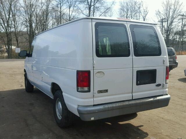 1FTRE1426YHB60987 - 2000 FORD ECONOLINE WHITE photo 3