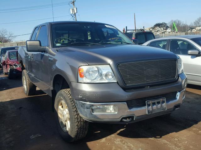 1FTRX14W64KC70562 - 2004 FORD F150 GRAY photo 1