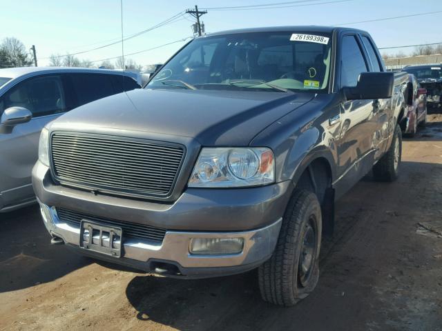 1FTRX14W64KC70562 - 2004 FORD F150 GRAY photo 2