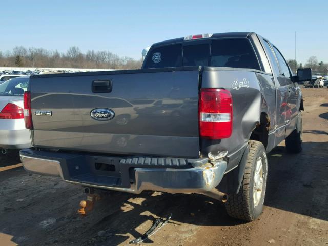 1FTRX14W64KC70562 - 2004 FORD F150 Grau Foto 4