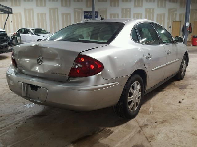 2G4WC582661191615 - 2006 BUICK LACROSSE C SILVER photo 4