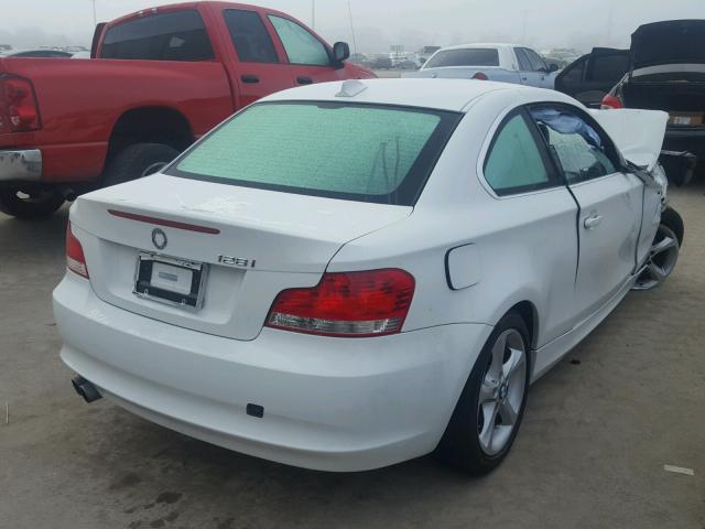 WBAUP7C50BVM54782 - 2011 BMW 128 I თეთრი ფოტო 4