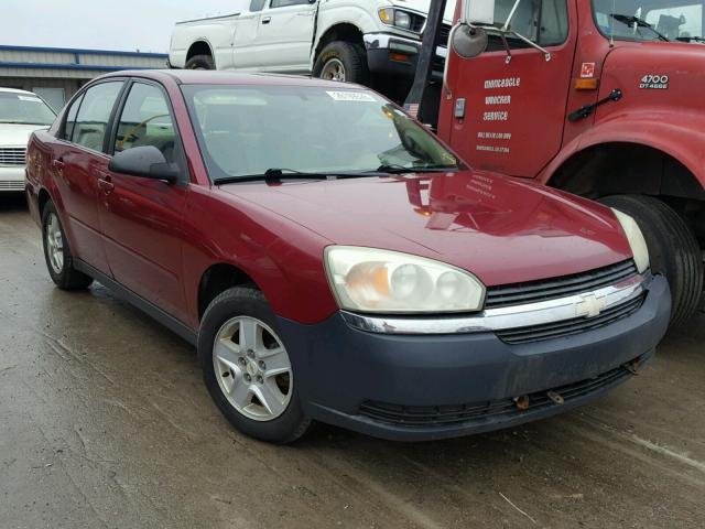 1G1ZT52875F240545 - 2005 CHEVROLET MALIBU LS მუქწითელი ფოტო 1