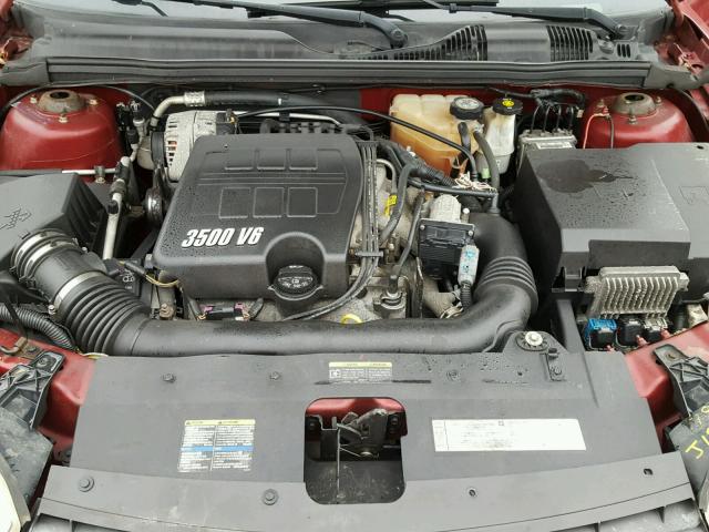 1G1ZT52875F240545 - 2005 CHEVROLET MALIBU LS მუქწითელი ფოტო 7