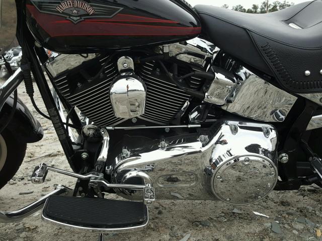 1HD1BX5197Y068414 - 2007 HARLEY-DAVIDSON FLSTF BLACK photo 7