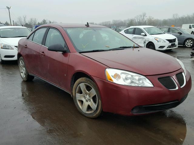 1G2ZG57BX94215791 - 2009 PONTIAC G6 BURGUNDY photo 1