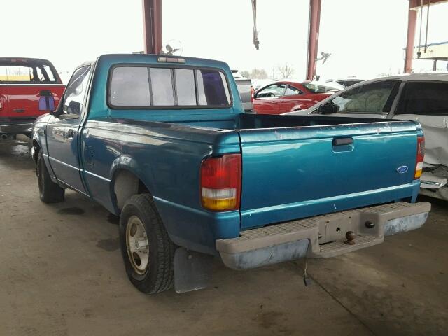 1FTCR10A0PPB10582 - 1993 FORD RANGER GREEN photo 3