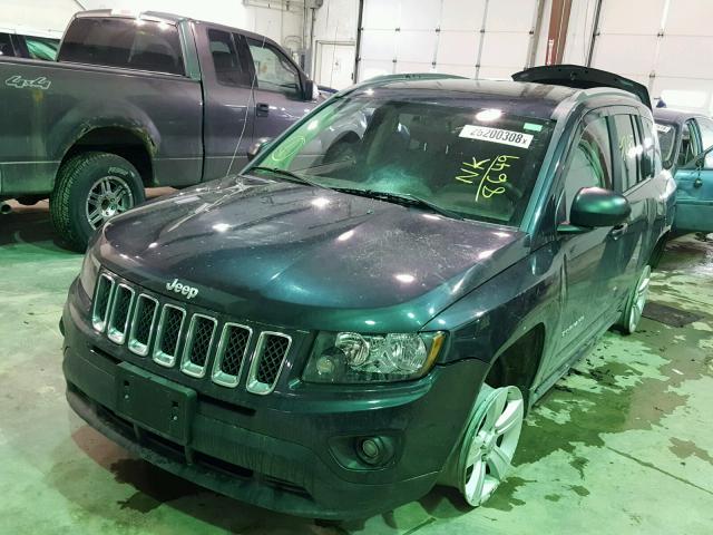 1C4NJDBB4ED808649 - 2014 JEEP COMPASS SP BLACK photo 2