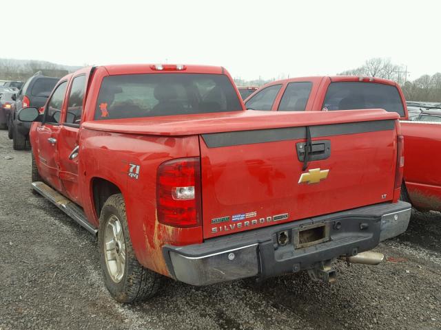 1GCPKSE77CF107431 - 2012 CHEVROLET SILVERADO RED photo 3