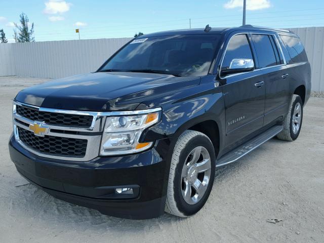 1GNSKKKC6FR193644 - 2015 CHEVROLET SUBURBAN K BLACK photo 2