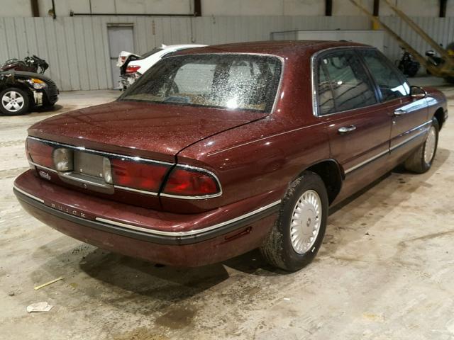 1G4HP52K5WH523319 - 1998 BUICK LESABRE CU MAROON photo 4