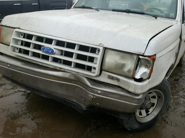 1FTDF15Y3MLA57852 - 1991 FORD F150 WHITE photo 9