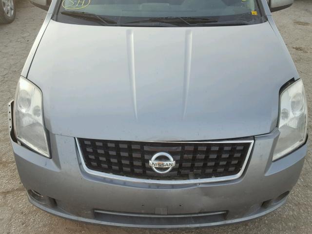 3N1AB61EX8L628158 - 2008 NISSAN SENTRA 2.0 SILVER photo 9