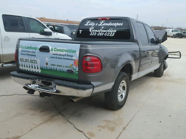 1FTRW07L33KC93813 - 2003 FORD F150 SUPER GRAY photo 4