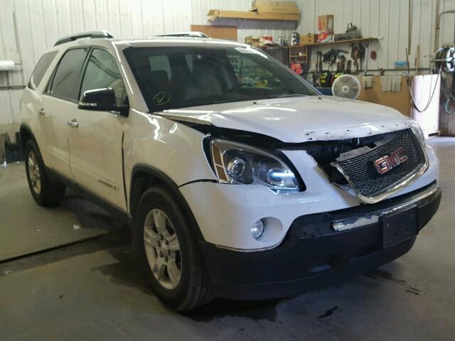 1GKEV13748J282658 - 2008 GMC ACADIA SLE WHITE photo 1