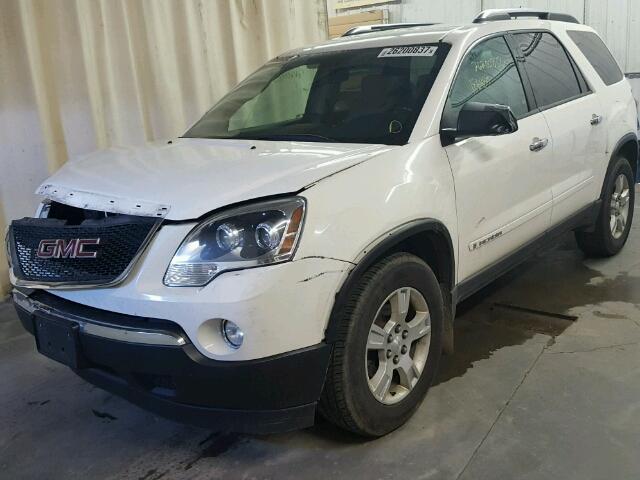 1GKEV13748J282658 - 2008 GMC ACADIA SLE WHITE photo 2