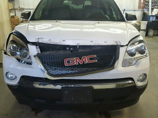 1GKEV13748J282658 - 2008 GMC ACADIA SLE WHITE photo 9